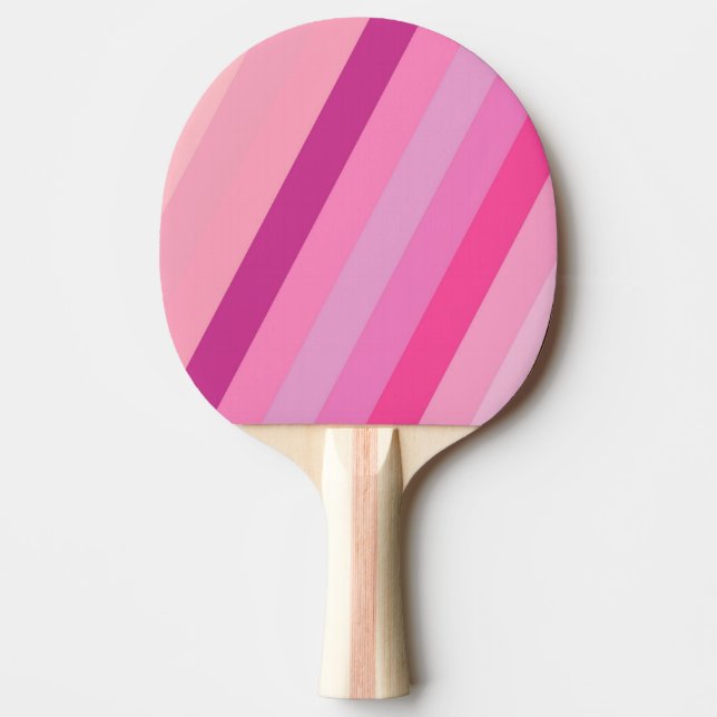 Raquete De Ping Pong Ping Pong Paddle Tinta Rosa Stripe (Frente)