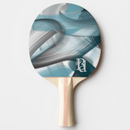 Raquete De Ping Pong Ping Pong Paddle Trend Abstrato Art Blue Ocean