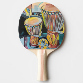 Raquete De Ping Pong Ping Pong Paddles Com Tambores Djembe
