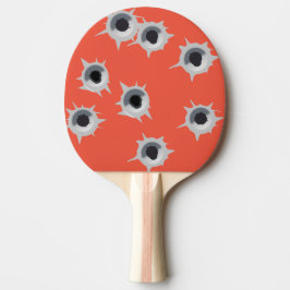 Raquete De Ping Pong Ping Pong Paddles - Que Atirou No Bat! Laranja/Azu