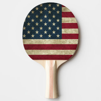 Raquete De Ping Pong Ping Pong Pino Bandeira Americano