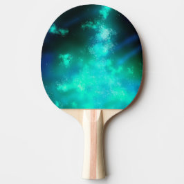 Raquete De Ping Pong Ping Pong Pong do Night Sky Emerald Ping