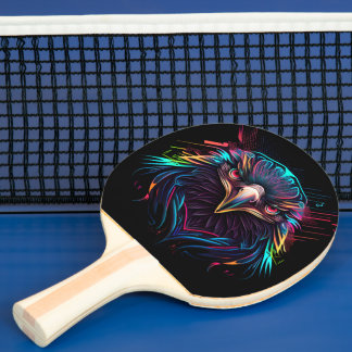 Raquete De Ping Pong Ping Pong Pong Ping Artista Neon Eagle Futuralista