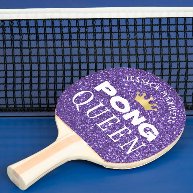 Raquete De Ping Pong PING PONG QUEEN - Lítima Roxo Personalizada (Insitu)