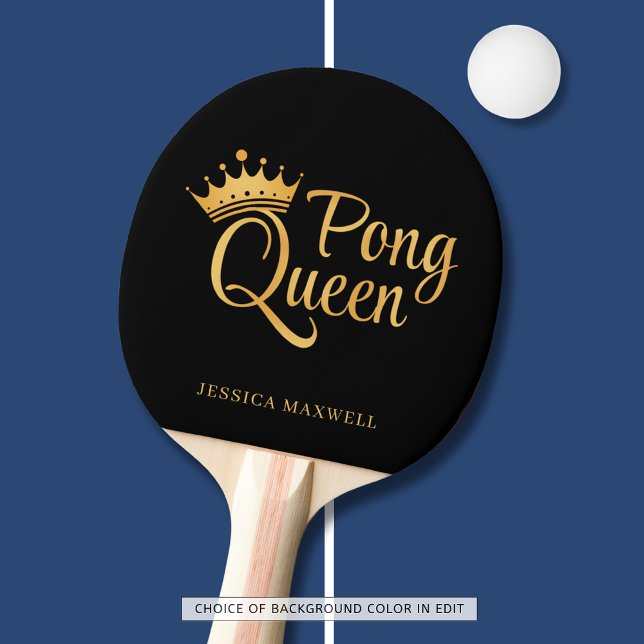 Raquete De Ping Pong Ping Pong Rainha Dourada (Criador carregado)