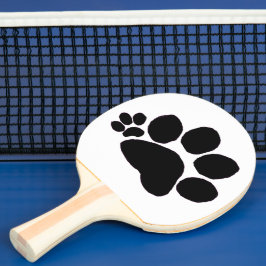 Raquete De Ping Pong Pingpong Paddle - Pawprint do Polydactyl Direito