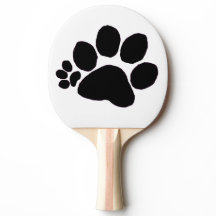 Pingpong Paddle - Pawprint do Polydactyl Direito