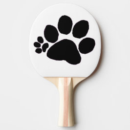 Raquete De Ping Pong Pingpong Paddle - Pawprint do Polydactyl Direito