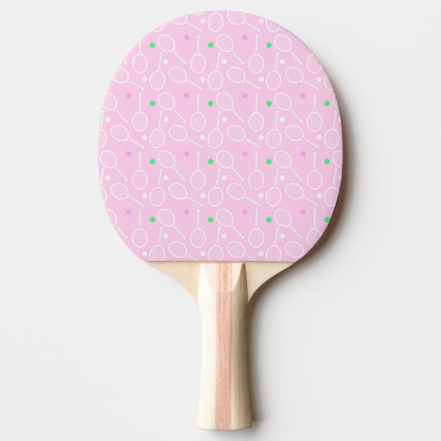 Raquete De Ping Pong Pink do padrão-raquete tênis (Frente)