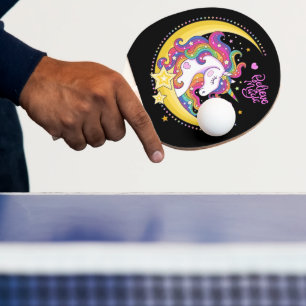 Raquete De Ping Pong Pino de Ping Mágico do Unicórn