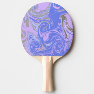 Raquete De Ping Pong Pino de textura do mármore em forma de Abstrato,