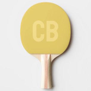 Raquete De Ping Pong Pino do Pino Amarelo Suave de Cor da Tendência