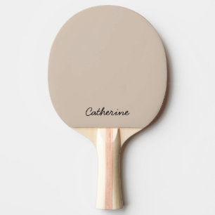 Raquete De Ping Pong Pino do Pino do Pino do Pino de Taupe de Cor da Te