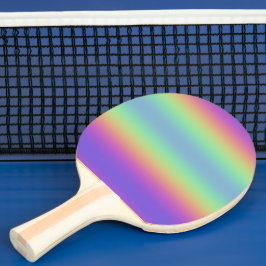 Raquete De Ping Pong Pino do Pino do Pino Pino com Stripe Neon Brilhant
