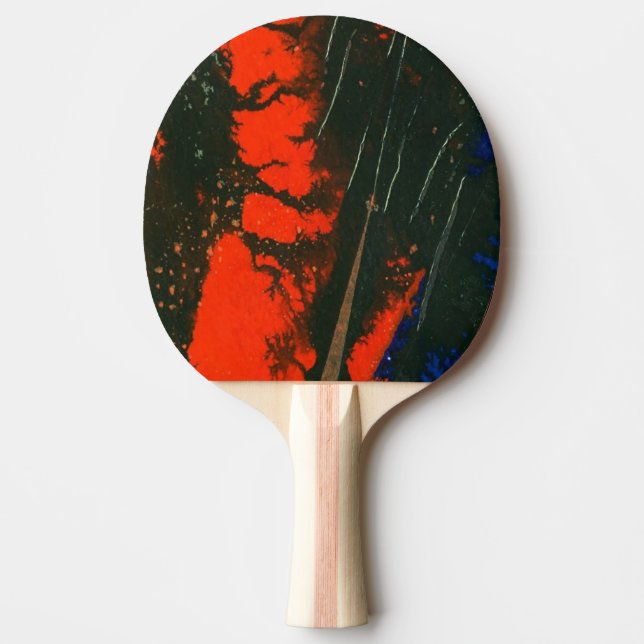 Raquete De Ping Pong Pino do pino do pino "Swamp Fire nº 4" (Frente)