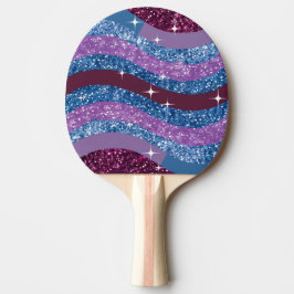 Raquete De Ping Pong Pino do Pong Ping Waves Azul da Borda