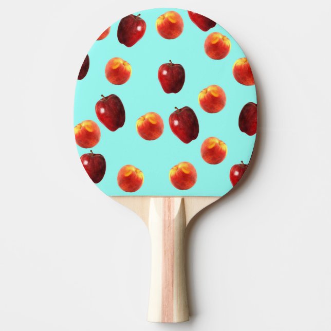 Raquete De Ping Pong Pino Ping Pino Pino da Pêssego e Apple (Frente)