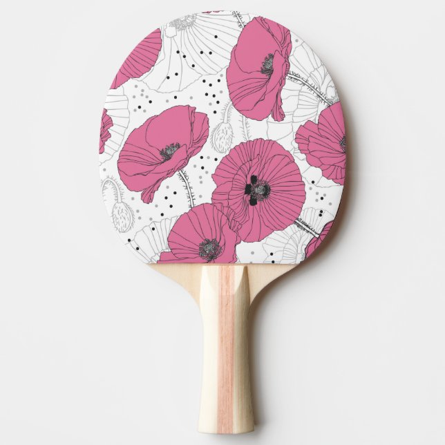Raquete De Ping Pong Pino Pino Floral (Frente)
