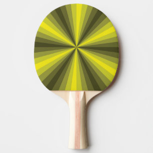Raquete De Ping Pong Pino Pong Amarelo de Illusão Óptica