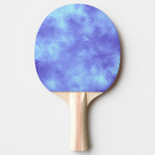 Raquete De Ping Pong Pino Pong do Efeito de Nuvem de Tempestade Azul