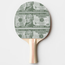 Raquete De Ping Pong Pino Pong Ping Bill 10 Dólares