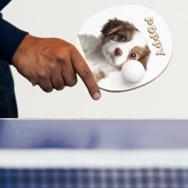 Raquete De Ping Pong Pino Pong Ping Foto e Nome Personalizado do Cachor