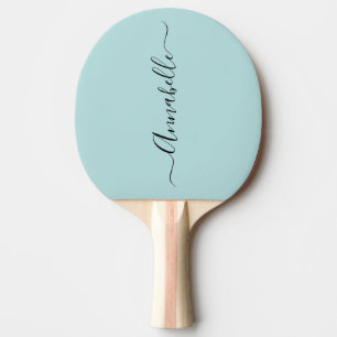 Raquete De Ping Pong Pino Pong Ping Nome Personalizado Verde da Casa Aq