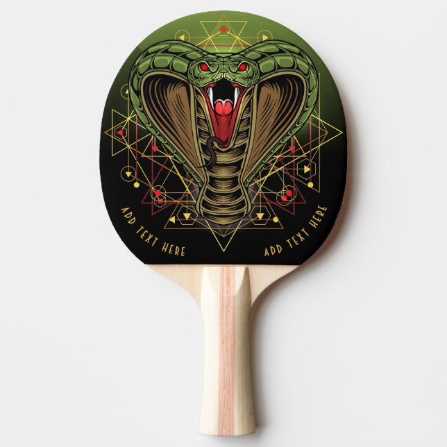 Raquete De Ping Pong Pino Pong Ping Pong Cobra King Cobra (Frente)