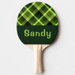 Raquete De Ping Pong Pino Pong Ping Xadrez Verde De Ervilha