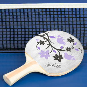 Raquete De Ping Pong Pino Pong Pino Personalizado Pingue-Pão Púrpura