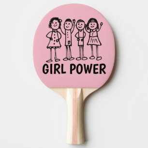 Raquete De Ping Pong Pinos do pino de energia da GIRL