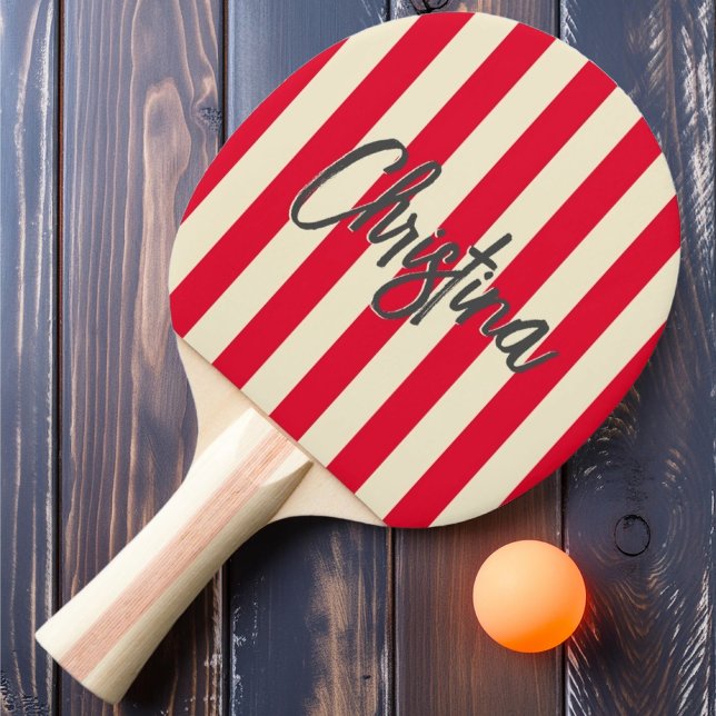 Raquete De Ping Pong Pintado Pintado Pintado com Cereja em Greve de Pol (Criador carregado)