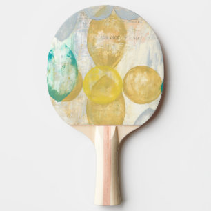 Raquete De Ping Pong Pintura de Abstrato moderno em Newsprint