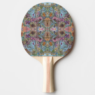 Raquete De Ping Pong Pintura de Aquarela na moda
