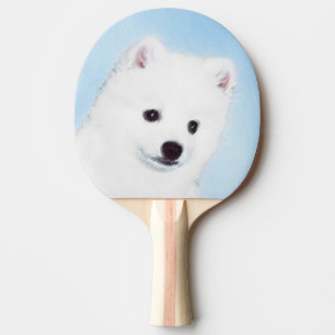 Raquete De Ping Pong Pintura de Cachorro Eskimo Americano - Arte Origin