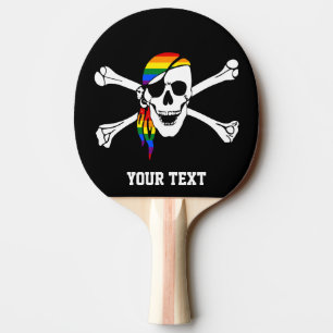 Raquete De Ping Pong Pirata do orgulho