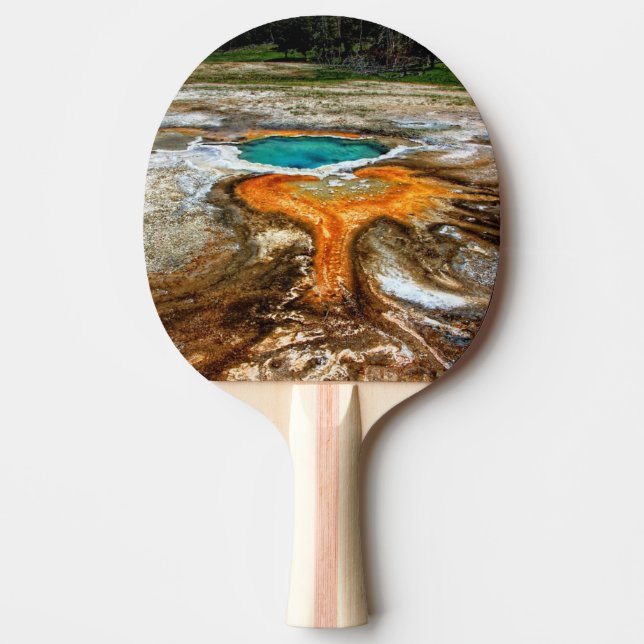 Raquete De Ping Pong Piscina térmica de Yellowstone (Frente)