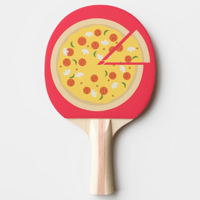 RAQUETE DE PING PONG PIZZA PING PONG PADDLES (Frente)