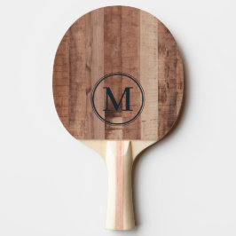 Raquete De Ping Pong Placa de Madeira de Palete Monograma