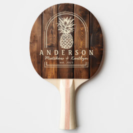 Raquete De Ping Pong Placas de Manchas Lustrosas Arco de Noiva de Abaca