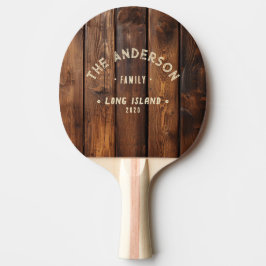 Raquete De Ping Pong Placas de Manchas Lustrosas Nome de Família à Beir