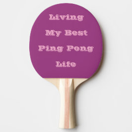 Raquete De Ping Pong Plum Wine Purple Primavera Season Solid Color