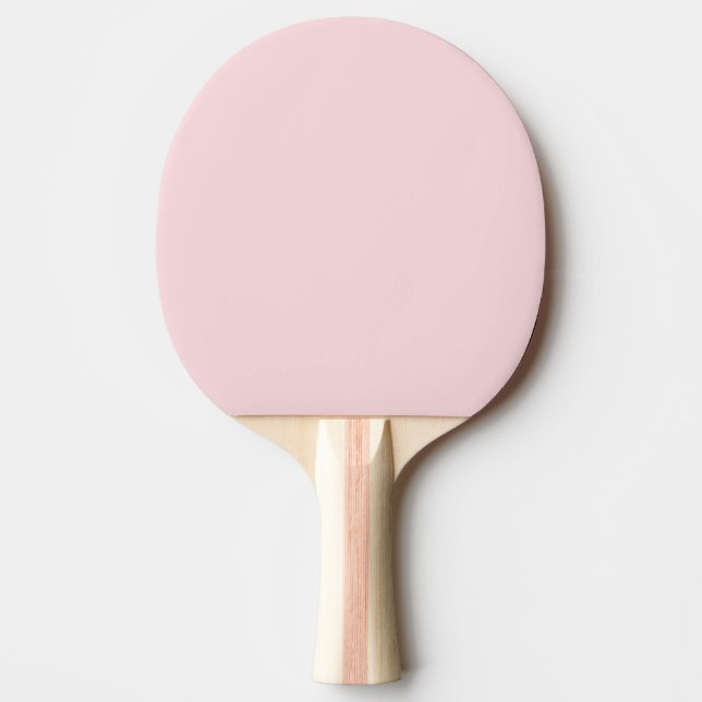 Raquete De Ping Pong Pó Cor Sólida Rosa (Frente)