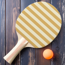 Raquete De Ping Pong Polo Listrado Areia Cor do Nascer do Sol