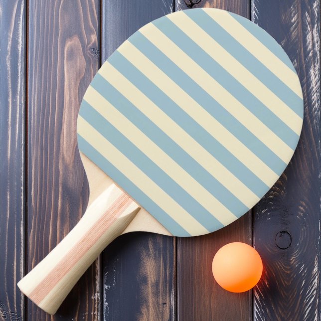 Raquete De Ping Pong Polo Listrado Cor Céu Claro (Criador carregado)