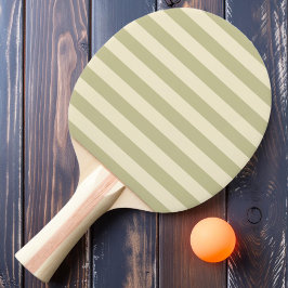 Raquete De Ping Pong Polo Listrado Cor Sage Poeira