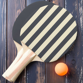 Raquete De Ping Pong Polo Listrado e Sólido Cinza Mediterrâneo