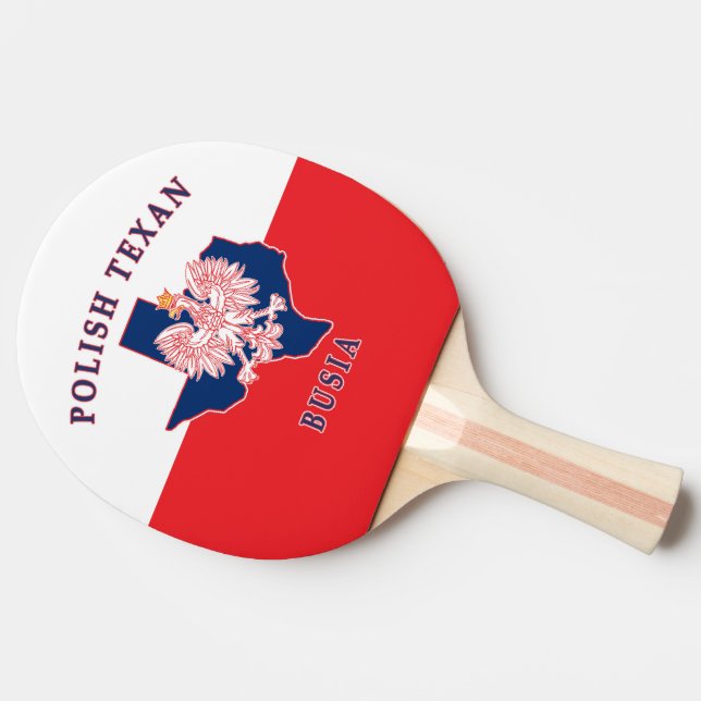 Raquete De Ping Pong Polonês Texan Busia (Lateral)