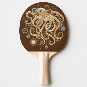 Raquete De Ping Pong Polvo Steampunk Retro Fantasia Mecânica