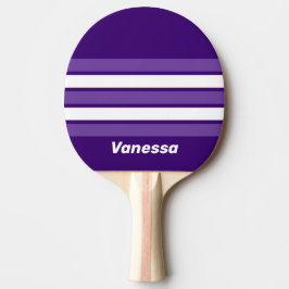 Raquete De Ping Pong Pomar da Parreira Antiga Através da Faixa com Nome